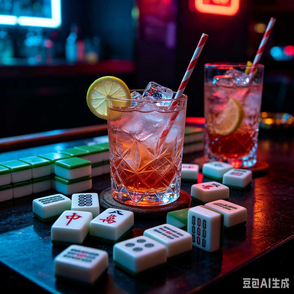 vintage style mahjong set