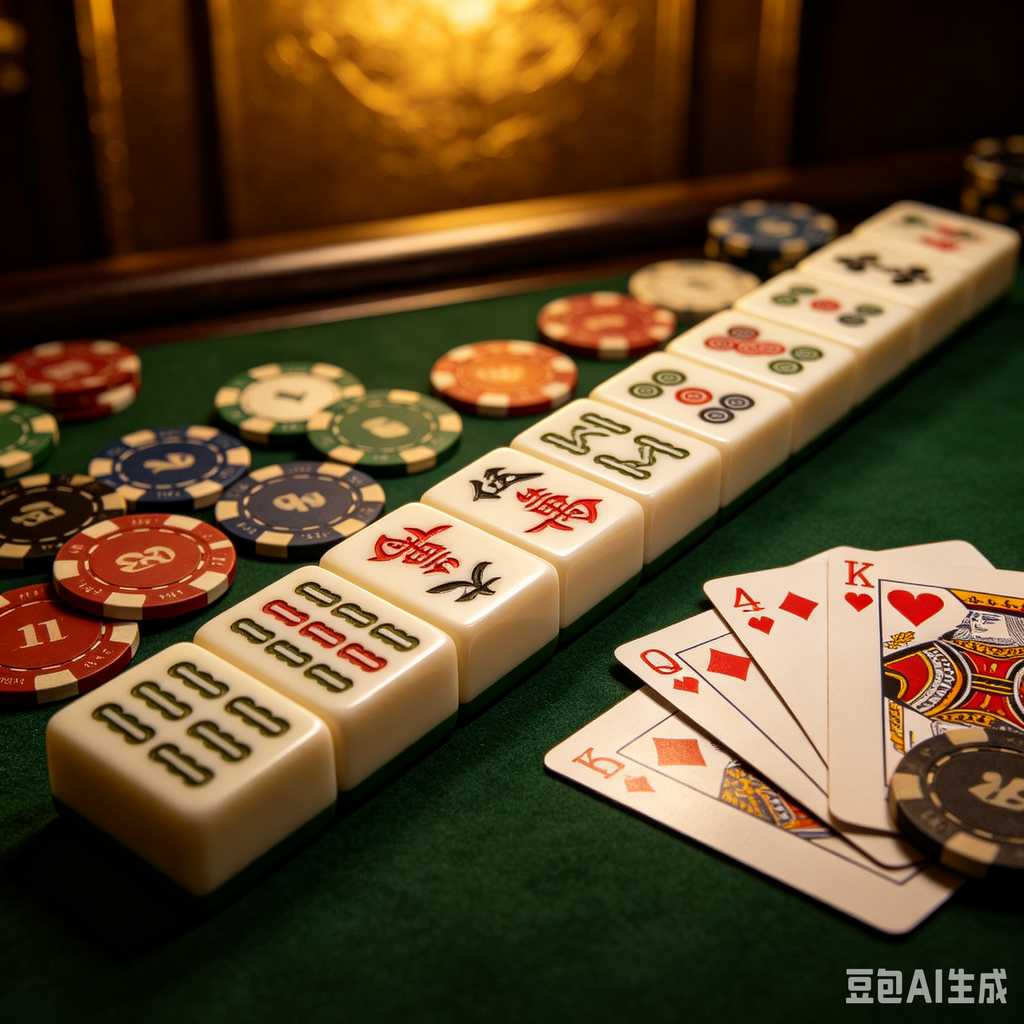 colorful mahjong score chips